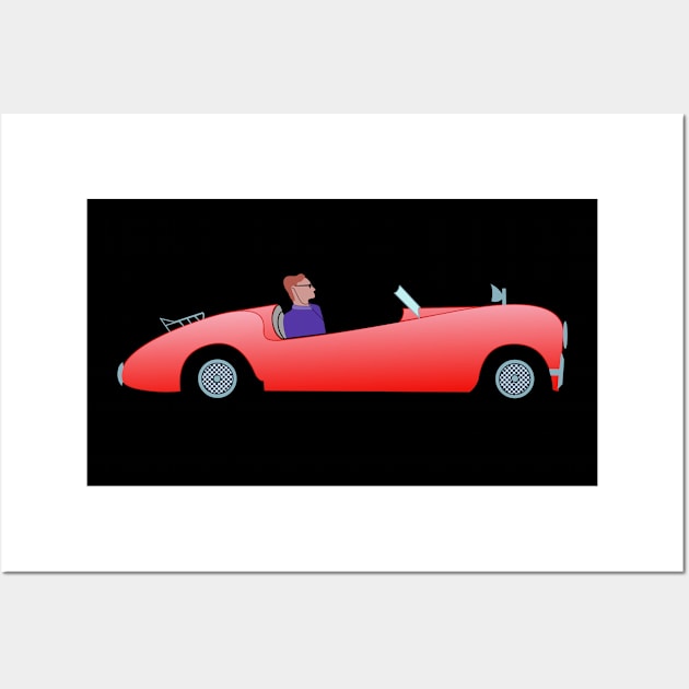 Baby Driver, Car Wall Art by Sagarvectorart